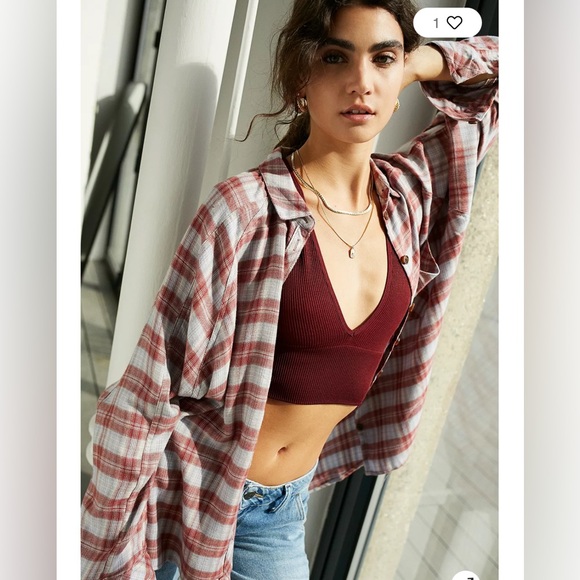 BDG Tops - BDG urban outfitters dolman sleeve flannel